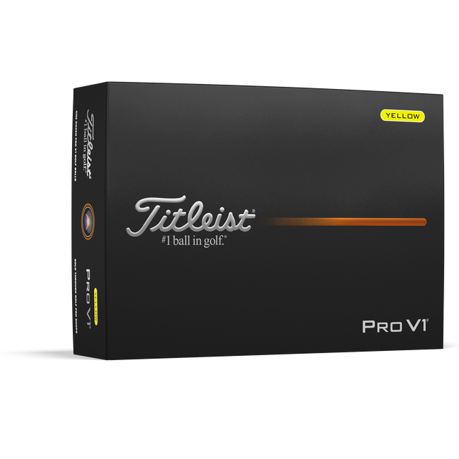 TITLEIST BOLA PRO V1 DOCENA AMARILLA