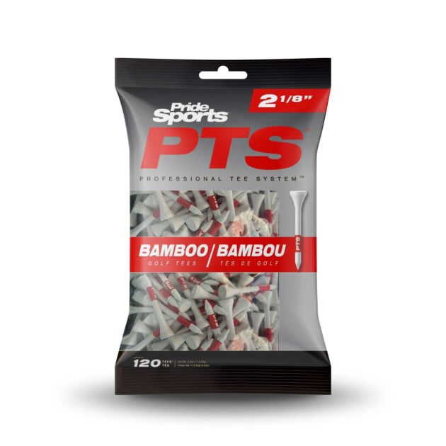 PRIDE SPORTS TEE BAMBU 2 1/8 120 TEES ROJOS TEWPT11