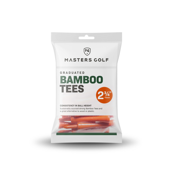 THE MASTERS TEE MADERA BAMBOO 2 3/4 NARANJA