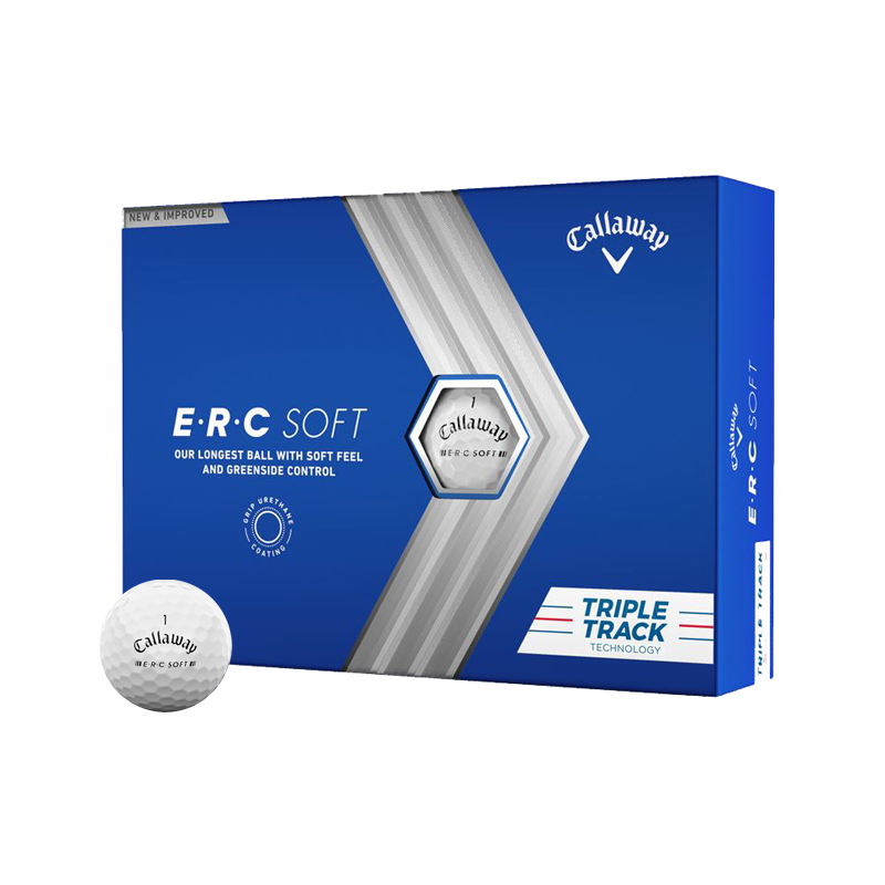CALLAWAY BOLA ERC SOFT TRIPLE TRACK DOCENA BLANCA
