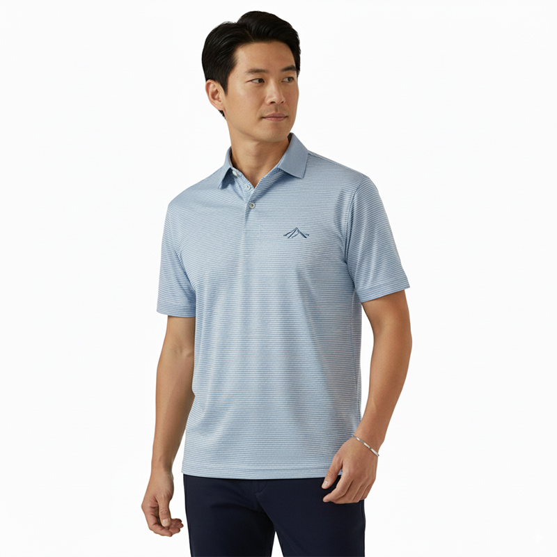 ALAN PAINE POLO HOMBRE WATERBEACH LS2302 MID BLUE