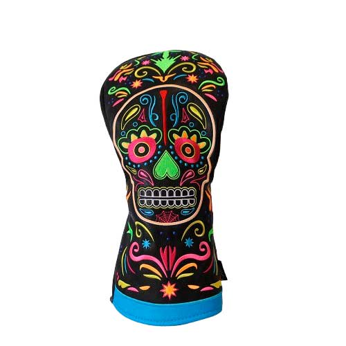 CMC FUNDA DE DRIVER SUGAR SKULL NEON