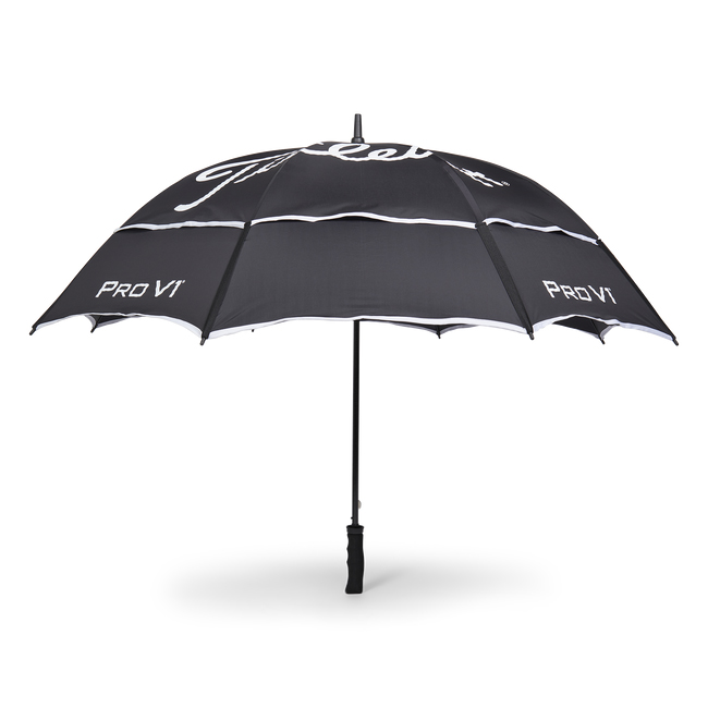 TITLEIST PARAGUAS TA26TDCU-01 TOUR DOUBLE CANOPY BLKWHT