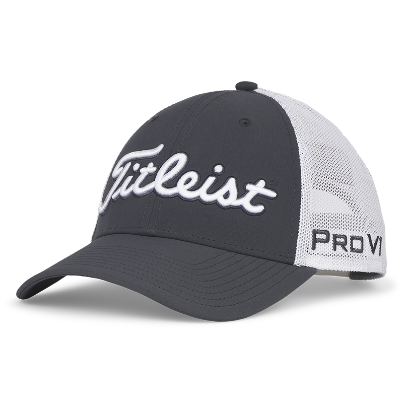 TITLEIST GORRA TOUR MESH CHARCOAL/WHT
